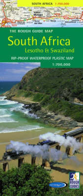 A Rough Guide Map South Africa, Lesotho and Swaziland