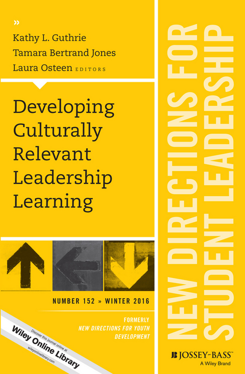 Developing Culturally Relevant Leadership Learning - 