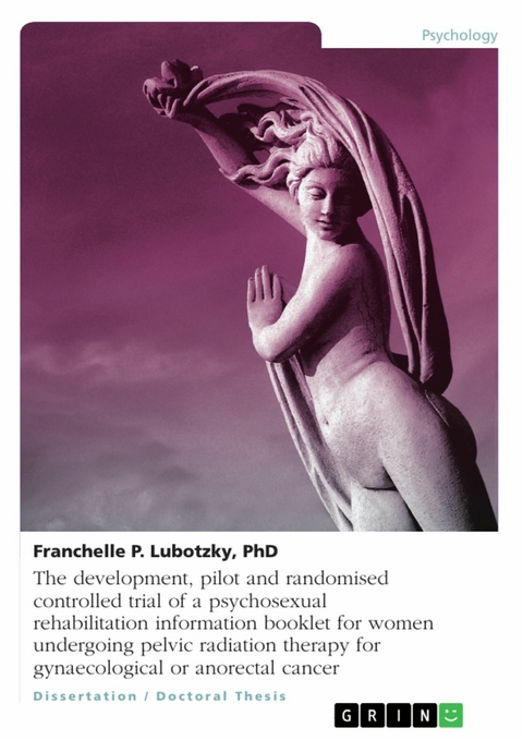 The development, pilot and randomised controlled trial of a psychosexual rehabilitation information booklet for women undergoing pelvic radiation therapy for gynaecological or anorectal cancer -  Franchelle P. Lubotzky