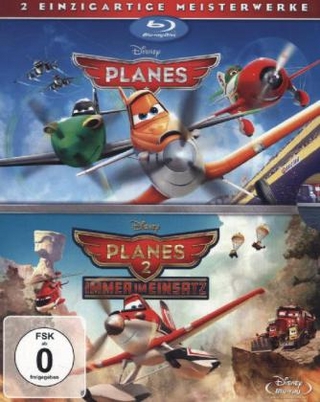 Planes + Planes 2 Doppelpack, 2 Blu-rays