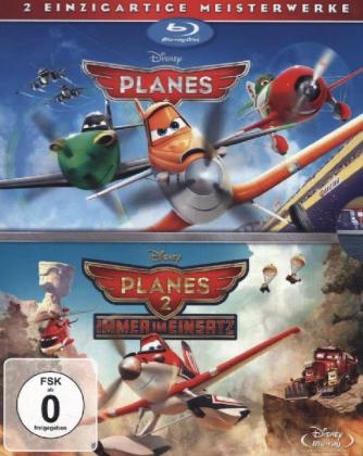 Planes + Planes 2 Doppelpack, 2 Blu-rays