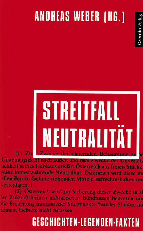 Streitfall Neutralit&auml;t - Andreas Weber