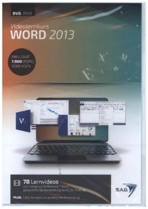 Videolernkurs Microsoft Word 2013, 1 DVD-ROM