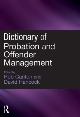 Dictionary of Probation and Offender Management - 