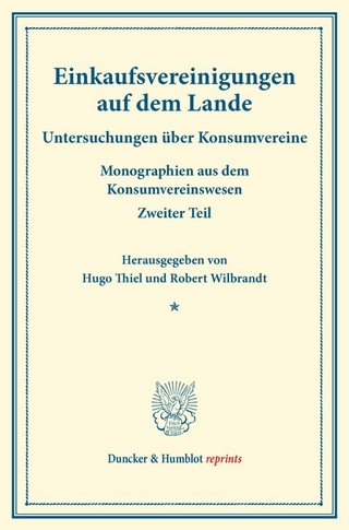 Einkaufsvereinigungen auf dem Lande.