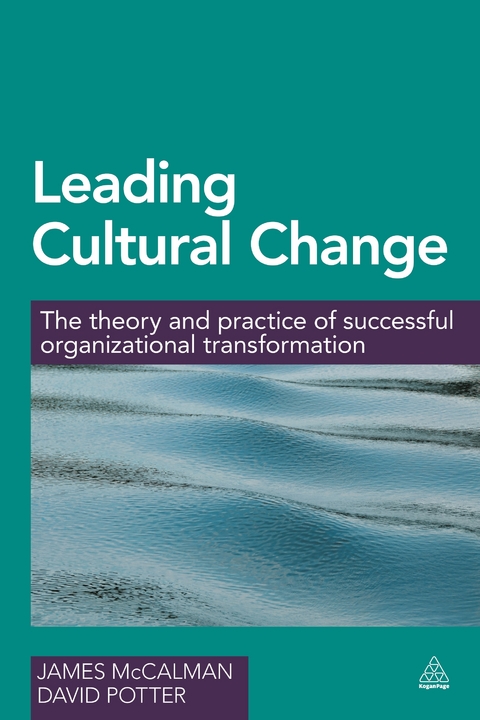 Leading Cultural Change - Professor James McCalman, Dr David Potter