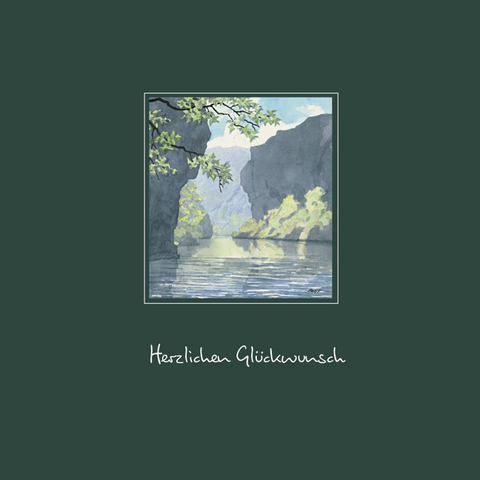Reinhold Stecher Gl&uuml;ckwunschkarte - 