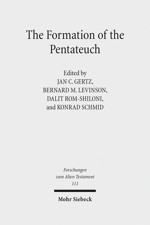 The Formation of the Pentateuch - 