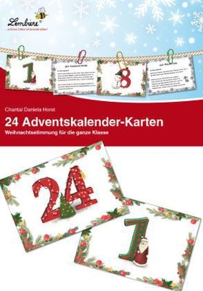 24 Adventskalender-Karten - Chantal Daniela Horst