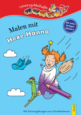 LESEZUG/ Malbuch: Malen mit Hexe Hanna