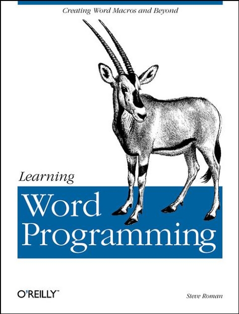 Learning Word Programming - Steven Roman