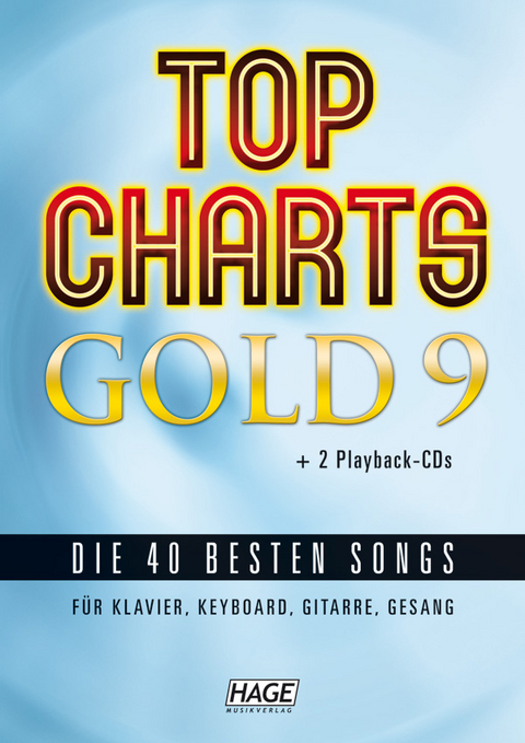 Top Charts Gold 9 + 2 Playback CDs - 