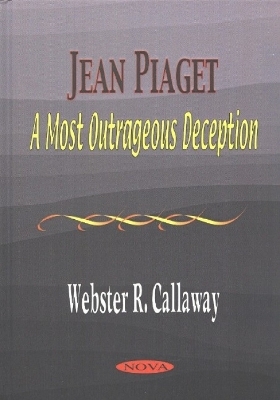 Jean Piaget - Webster R Calloway