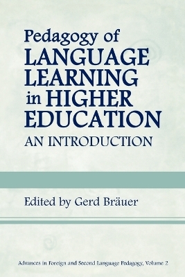 Pedagogy of Language Learning in Higher Education - 