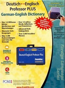 Franklin Bookman II, ROM-Karten - Deutsch Franklin DBD-3028, 1 ROM-Karte Englisch Professor PLUS