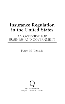 Insurance Regulation in the United States