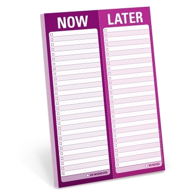 Knock Knock Now/Later Perforated Pad - 