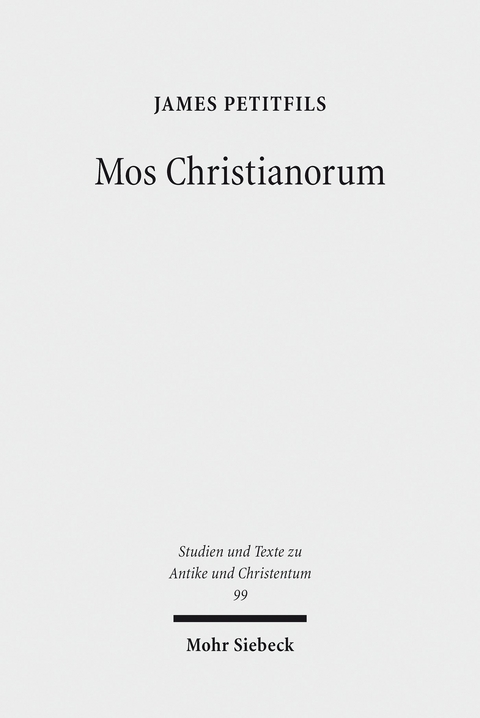 Mos Christianorum -  James Petitfils