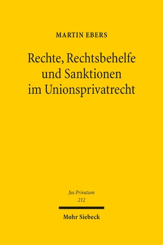 Rechte, Rechtsbehelfe und Sanktionen im Unionsprivatrecht