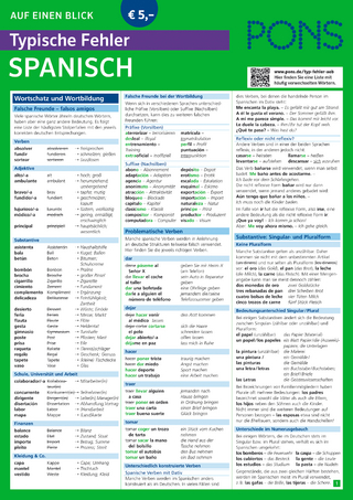 PONS Typische Fehler auf einen Blick Spanisch
