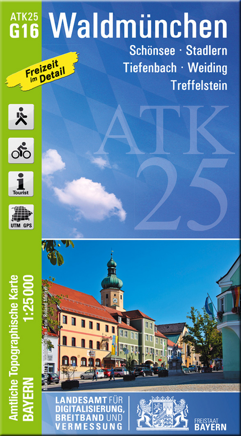 ATK25-G16 Waldm&uuml;nchen (Amtliche Topographische Karte 1:25000)
