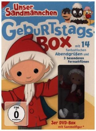 Unser Sandmännchen - Klassiker, Geburtstags-Box, 3 DVDs