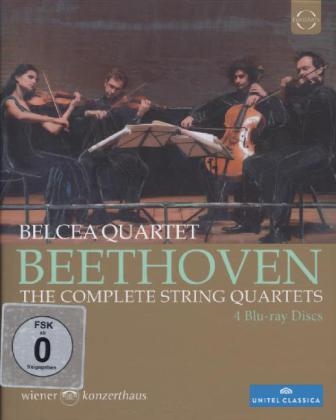 S&auml;mtliche Streichquartette, 4 Blu-rays - Ludwig van Beethoven