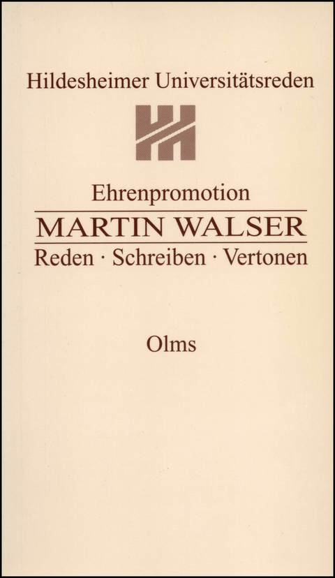 Ehrenpromotion Martin Walser - 