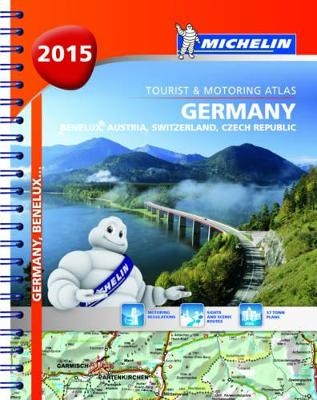 Germany, Benelux, Austria, Switzerland, Czech Rep Atlas 2015 -  Michelin