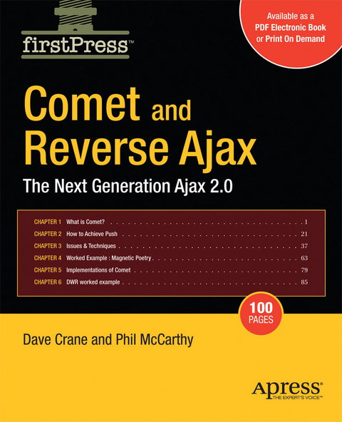 Comet and Reverse Ajax - Dennis McCarthy, Chris Crane