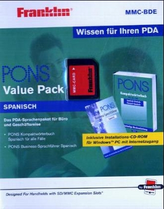 Franklin PONS Kompaktwörterbuch Deutsch-Englisch u.  Businesssprachführer auf MMC-Card, m. CD-ROM