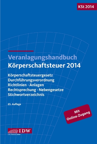Veranlagungshandbuch Körperschaftsteuer 2014