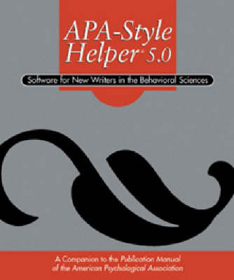 APA Style Helper 5.0 Version -  American Psychological Association