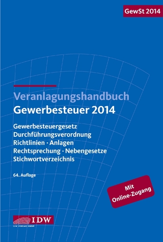 Veranlagungshandbuch Gewerbesteuer 2014