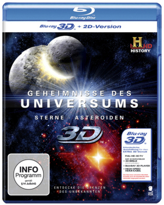 Geheimnisse des Universums 3D: Sterne, Asteroiden, 1 Blu-ray