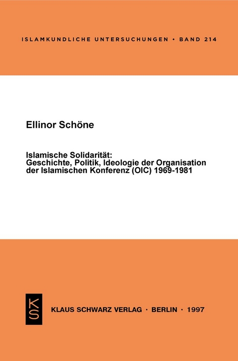 Islamische Solidarit&auml;t - Ellinor Sch&ouml;ne