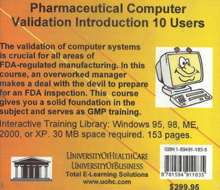 Pharmaceutical Computer Validation Introduction, 10 Users