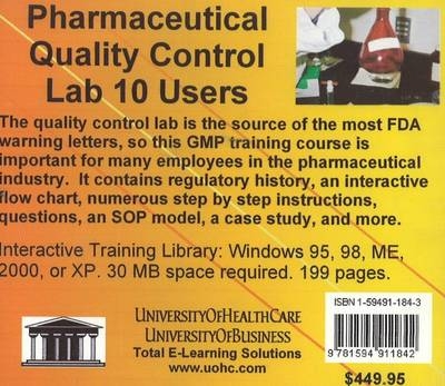 Pharmaceutical Quality Control Lab, 10 Users - Daniel Farb