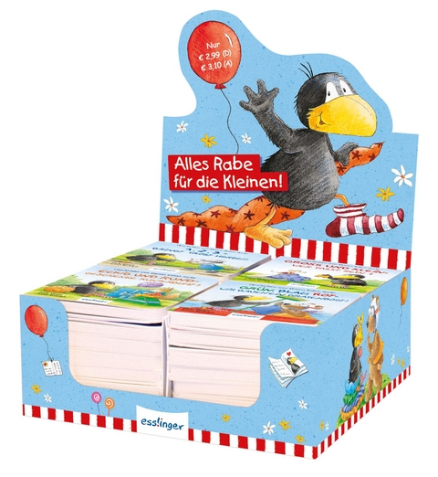 Der kleine Rabe Socke: Farben, Formen, Zahlen, Gegens&auml;tze &ndash; Display (4 x 8 Expl.) - Nele Moost