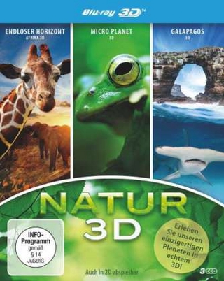 Natur 3D-Box, 3 Blu-rays