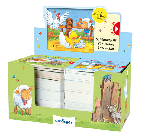 Mini-Ziehpappeb&uuml;cher Display (2 x 5 Expl.)