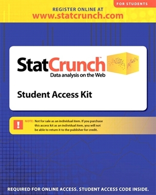 statCrunch -- Valuepack Access Card (12-month access) - Webster West