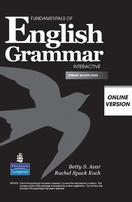 Fundamentals of English Grammar Interactive, Online Version, Student Access - Betty S. Azar, Rachel Spack Koch
