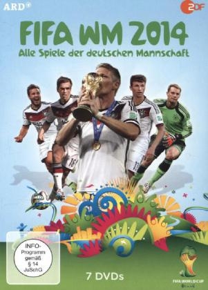 FIFA WM 2014 - Alle Spiele der deutschen Mannschaft, 7 DVDs