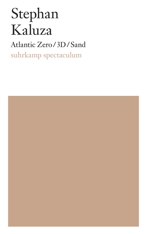 Atlantic Zero/3D/Sand - Stephan Kaluza