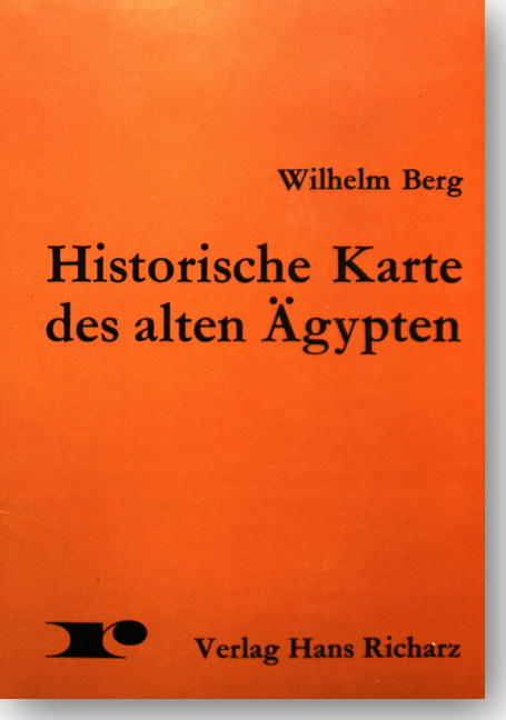 Historische Karte des alten &Auml;gypten - Wilhelm Berg
