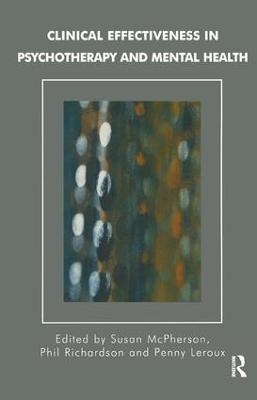 Clinical Effectiveness in Psychotherapy and Mental Health - 