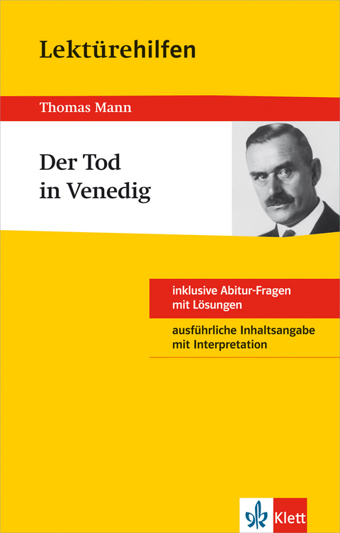 Klett Lekt&uuml;rehilfen Thomas Mann, Der Tod in Venedig - Solvejg M&uuml;ller