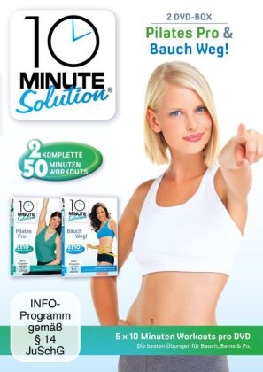 10 Minuten Solution - Pilates Pro & Bauch Weg!, 2 DVDs