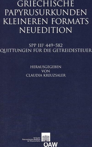 Griechische Papyrusurkunden kleineren Formats. Neuedition